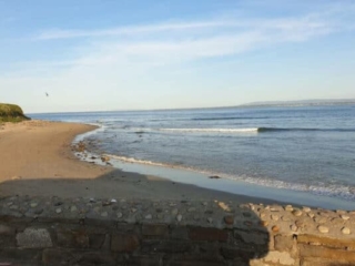 The beach near Ross Beach Family Farmhouse Accommodation